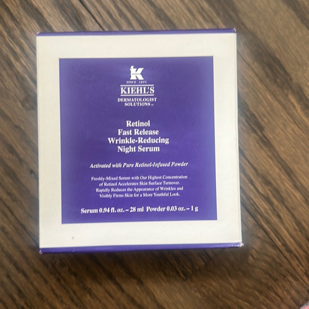 KIEHL'S RETINOL FAST RELEASE
(BOUTIQUE
WRINKLE-REDUCING NIGHT SERUM
28ML